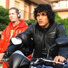 Marco Rulli sul set della commedia Ti stramo