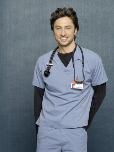 Zach Braff in una foto promozionale dell'ottava stagione di Scrubs