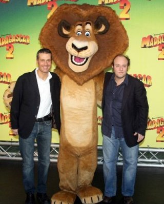 Ale e Franz a Roma per presentare Madagascar 2