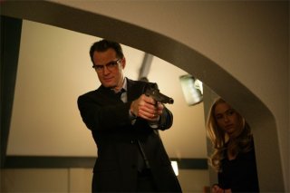 Jack Coleman ed Hayden Panettiere in una scena dell'episodio The Eclipse : Part 2 di Heroes