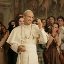 Fabrizio Gifuni nei panni di Papa Montini nella fiction Paolo VI - Il Papa nella tempesta
