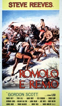 La locandina di Romolo e Remo