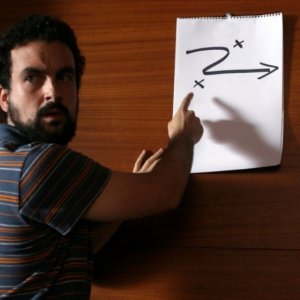 Nacho Vigalondo in un'immagine del film Timecrimes