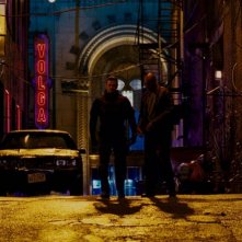 Ray Stevenson e Colin Salmon in una scena del film Punisher: War Zone