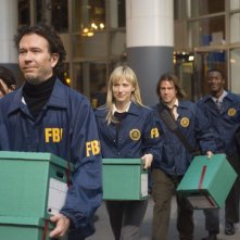 Una scena della serie tv Leverage.