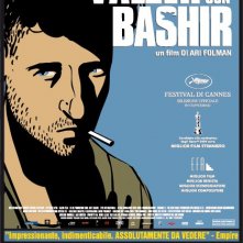 La locandina italiana di Valzer con Bashir