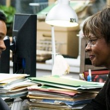 Will Smith e Judyann Elder in una scena del film Sette anime