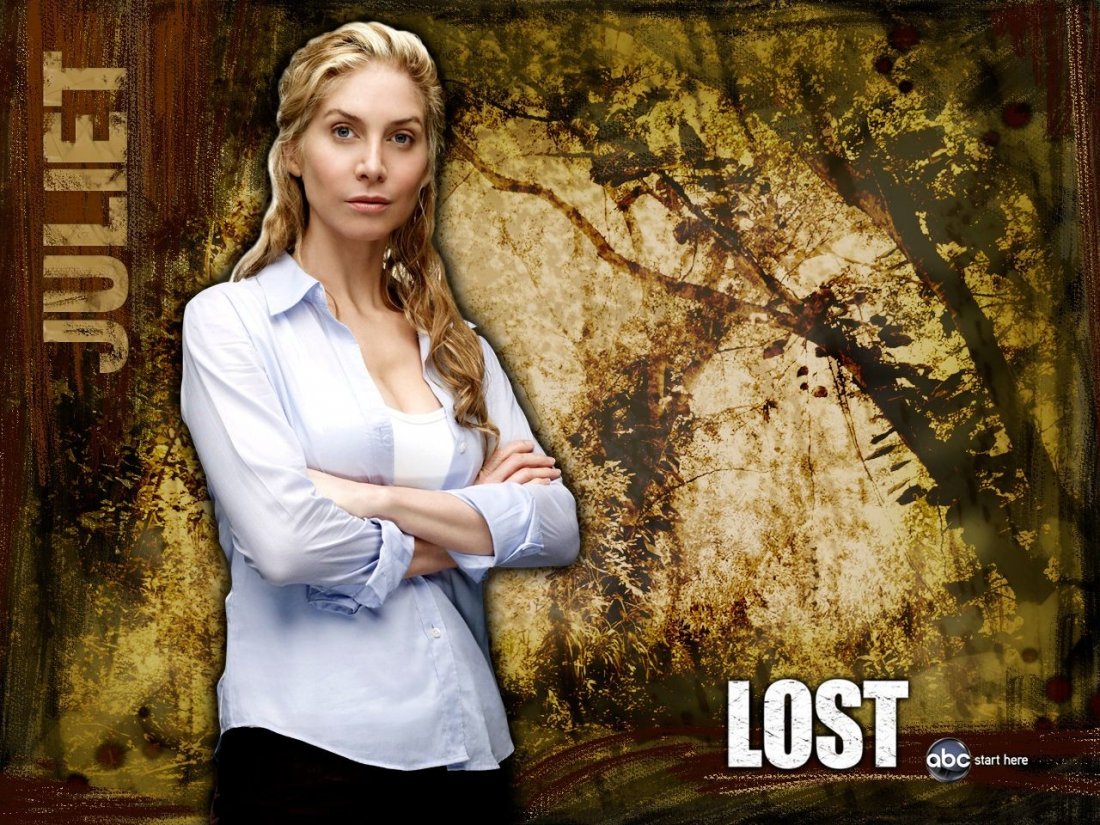 Un Wallpaper Della Serie Tv Lost Con Elizabeth Mitchell Interprete Di Juliet 99039