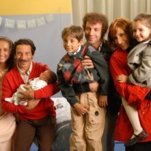 Giovanni e Aldo in una scena del film Il cosmo sul comò