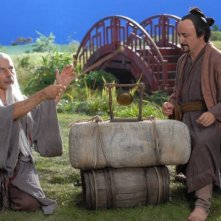 Giovanni e Giacomo in un'immagine del film Il cosmo sul comò