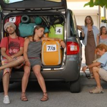 Giovanni in una sequenza de Il cosmo sul comò