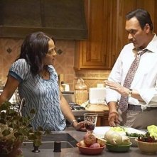 Lauren Velez e Jimmy Smits in una scena dell'episodio 'I Had a Dream' della terza stagione di Dexter