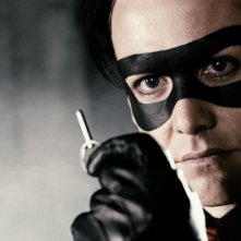 Un primo piano di Gabriel Macht, protagonista del film The Spirit