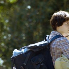 Michelle Williams in una scena del film Wendy and Lucy