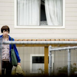 Michelle Williams in una scena di Wendy and Lucy