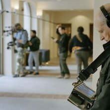 Il regista Salvatore Maira sul set del film Valzer