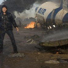 Nicolas Cage in una drammatica scena di Knowing