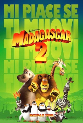 La locandina italiana di Madagascar 2