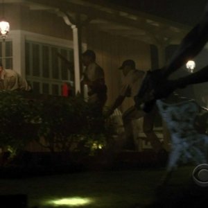 Una scena d'azione nell'episodio '19 Down' della serie CSI Las Vegas