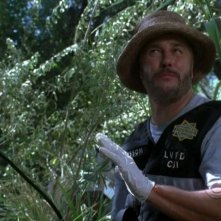 William Petersen in un momento dell'episodio ' 19 Down ' della serie CSI Las Vegas