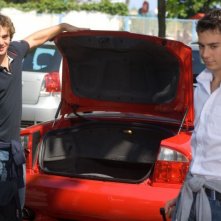 Ludovico Fremont e Vittorio Emanuele Propizio in un'immagine del film Natale a Rio