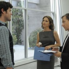 Tim Roth e Brendan Hines in una scena del pilot di Lie to Me