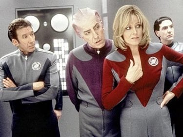 Sigourney Weaver, Tim Allen e Alan Rickman in Galaxy Quest