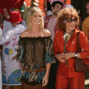 Simona Marchini con Serena Autieri nel film televisivo Dottor Clown