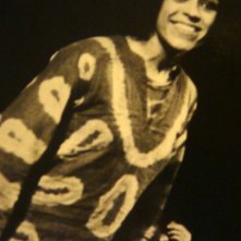 1970: una sorridente Giselda Castrini nel musical Hair al Teatro Sistina di Roma