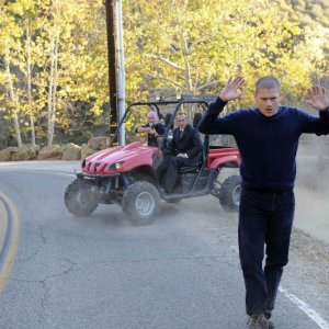Wentworth Miller in una scena  dell'episodio 'The Sunshine State' della serie tv Prison Break