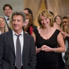 Dustin Hoffman ed Emma Thompson in un'immagine del film Last Chance Harvey