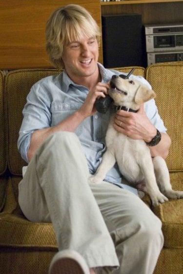 Owen Wilson in una scena del film Io & Marley