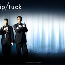 Un wallpaper per la quinta stagione di Nip/Tuck con la coppia di protagonisti