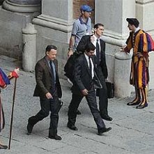 Favino E Tom Hanks Sul Set Di Angeli E Demoni 100885