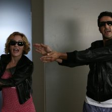 Marina Rocco e Luca Angeletti in una scena dell'episodio Certe notti di Tutti pazzi per amore