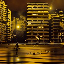 Un'immagine del documentario animato Valzer con Bashir