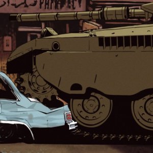 Un'immagine tratta da Valzer con Bashir