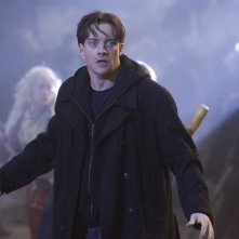 Brendan Fraser in una scena del film Inkheart - La leggenda di cuore d'inchiostro