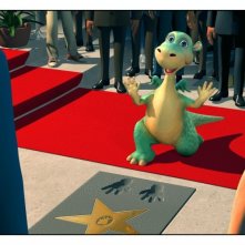 Il piccolo dinosauro protagonista del film Impy Superstar - Missione Luna Park