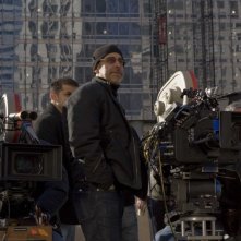 Il regista David S. Goyer sul set del film Il mai nato