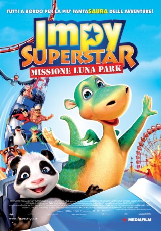 La locandina italiana di Impy Superstar - Missione Luna Park