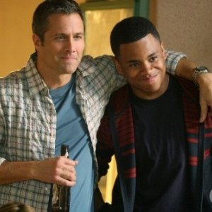 Rob Estes e Tristan Wilds nell'episodio Hello, Goodbye, Amen di 90210