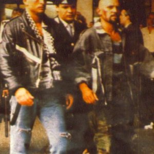 Claudio Del Falco nel ruolo del Capo Drugo in Ultrà di Ricky Tognazzi.