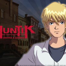 Il personaggio di Lok Lambert in un wallpaper della serie Huntik