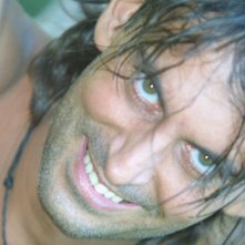 Un primo piano di Claudio Del Falco.