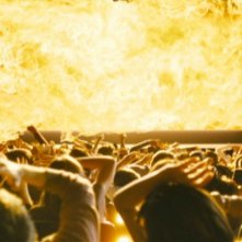 Una scena del film My Bloody Valentine 3D