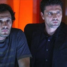 Lorenzo Flaherty e Fabio Troiano in una scena della stagione 5 di R.I.S. - Delitti imperfetti