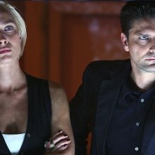 Lorenzo Flaherty e Magdalena Grochowska in una scena della stagione 5 di R.I.S. - Delitti imperfetti