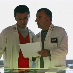 Ugo Dighero e Michele Venitucci in una scena della stagione 5 di R.I.S. - Delitti imperfetti