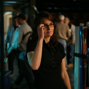 Tina Fey in una scena dell'episodio Flu Shot di 30 Rock